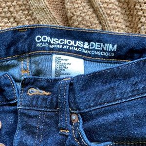 Dark wash &denim jeans